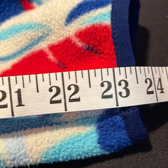 EXC Patagonia 2016 Fleece Synchilla Snap-T Feather Dance Channel Blue Women’s L - Picture 11 of 15